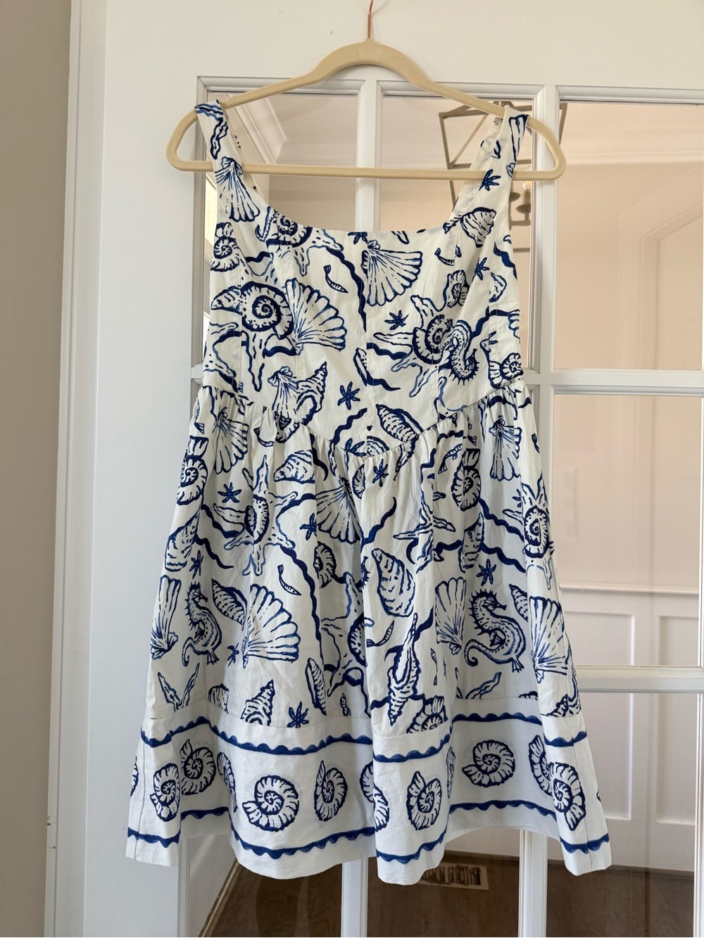HM Seashell Dress with Flared Skirt S
